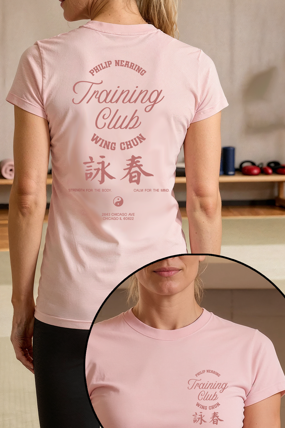 Women's Training Club Fitted Tee - Pink